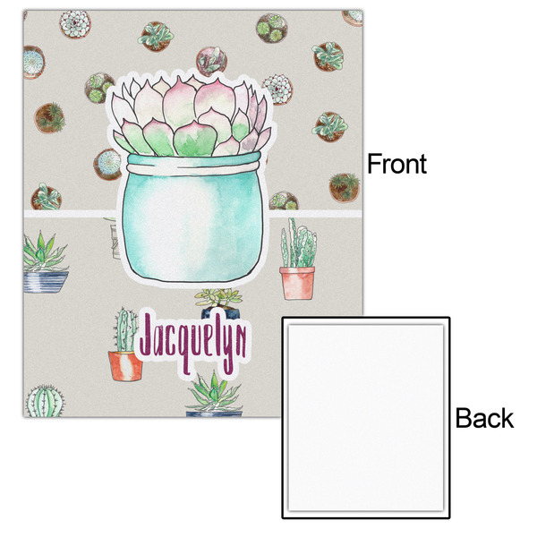 Cactus 20x24 - Matte Poster - Front & Back