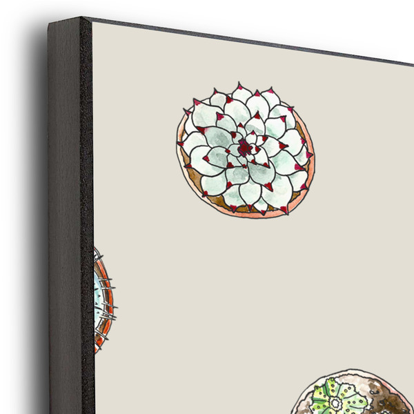 Cactus 20x30 Wood Print - Closeup