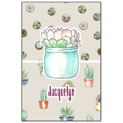 Cactus Wood Print - 20x30 (Personalized)