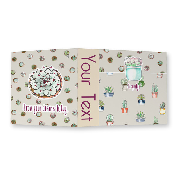 Cactus 3 Ring Binders - Full Wrap - 2" - OPEN OUTSIDE