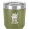 Cactus 30 oz Stainless Steel Ringneck Tumbler - Olive - Close Up