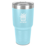 Cactus 30 oz Stainless Steel Tumbler - Teal - Single-Sided (Personalized)