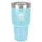 Cactus 30 oz Stainless Steel Ringneck Tumbler - Teal - Front