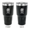 Cactus 30 oz Stainless Steel Tumbler - Black - Double Sided (Personalized)