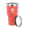 Cactus 30 oz Stainless Steel Ringneck Tumblers - Coral - LID OFF