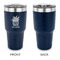 Cactus 30 oz Stainless Steel Ringneck Tumblers - Navy - Single Sided - APPROVAL