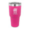 Cactus 30 oz Stainless Steel Ringneck Tumblers - Pink - FRONT