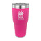 Cactus 30 oz Stainless Steel Tumbler - Pink - Single Sided (Personalized)