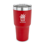 Cactus 30 oz Stainless Steel Tumbler - Red - Single Sided (Personalized)