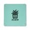 Cactus 6" x 6" Teal Leatherette Snap Up Tray - APPROVAL