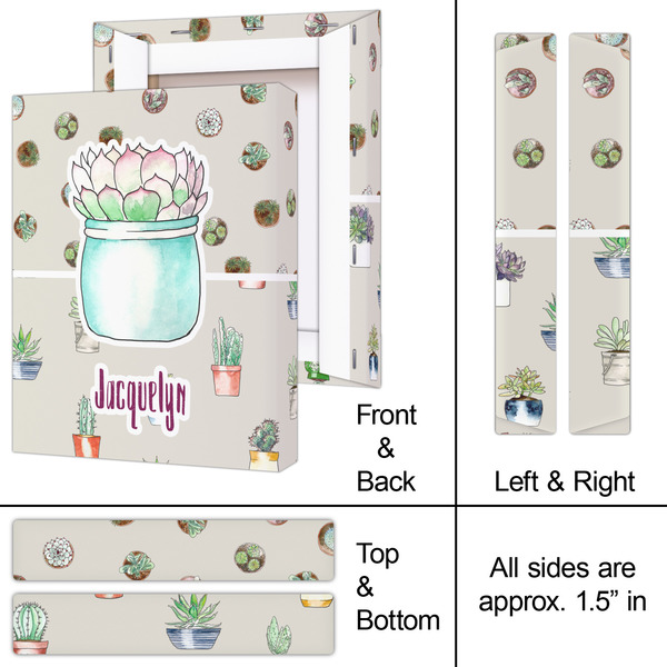 Cactus 8x10 - Canvas Print - Approval