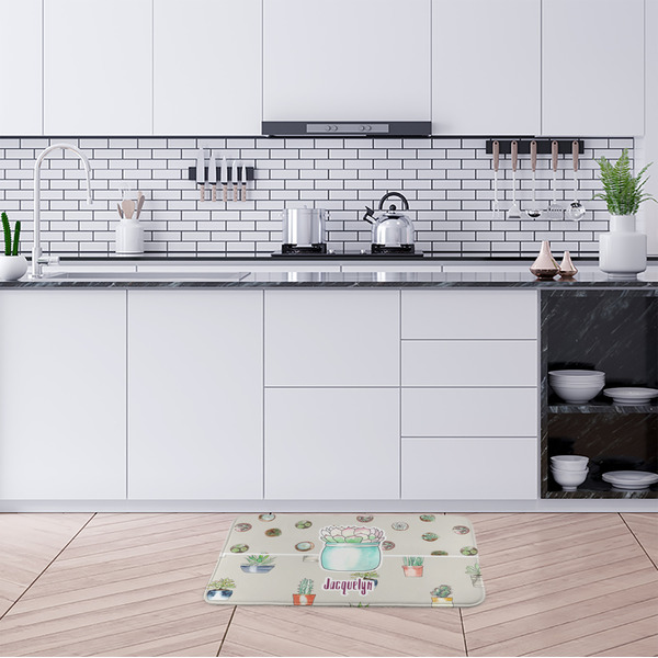 Cactus Anti-Fatigue Kitchen Mats - LIFESTYLE