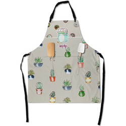 Cactus Apron With Pockets w/ Name or Text