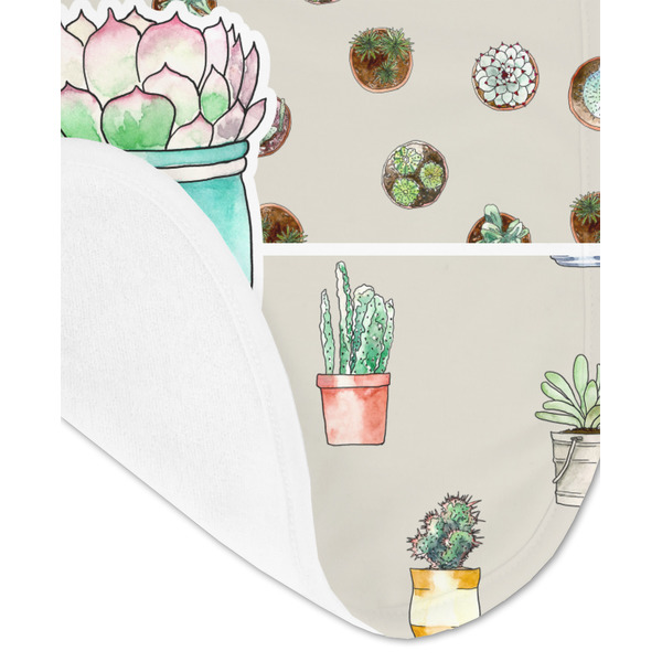 Cactus Baby Bib - AFT detail