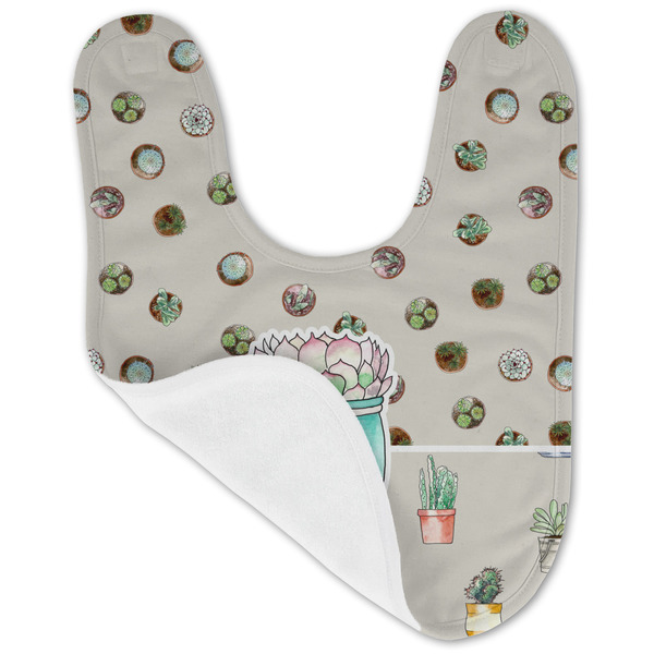Cactus Baby Bib - AFT folded