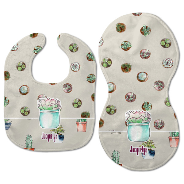 Cactus Baby Bib & Burp Set - Approval (new bib & burp)