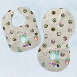 Cactus Baby Bib & Burp Set w/ Name or Text