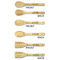 Cactus Bamboo Cooking Utensils Set - Double Sided - APPROVAL