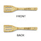 Cactus Bamboo Slotted Spatulas - Double Sided - APPROVAL