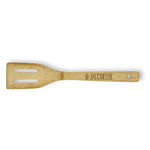 Cactus Bamboo Slotted Spatula - Double Sided (Personalized)