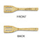 Cactus Bamboo Slotted Spatulas - Single Sided - APPROVAL