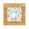 Cactus Bamboo Trivet with 6" Tile - FRONT