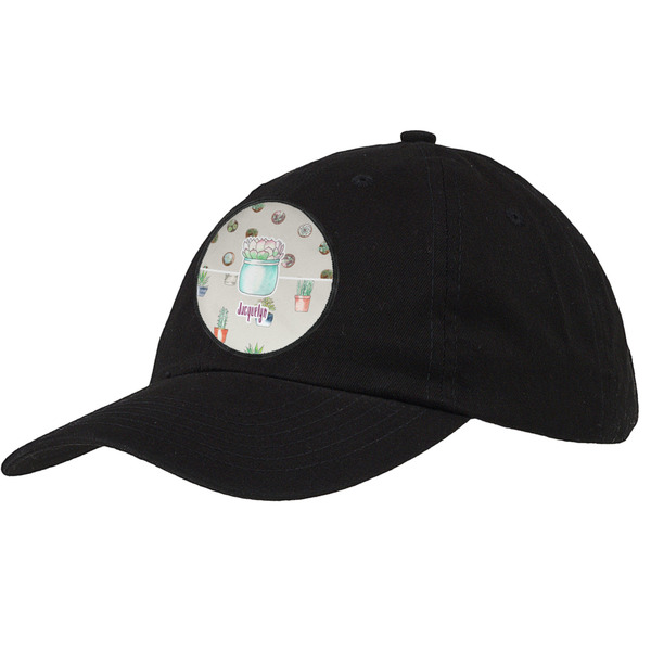 Custom Cactus Baseball Cap - Black (Personalized)