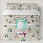 Cactus Duvet Cover Set - King (Personalized)