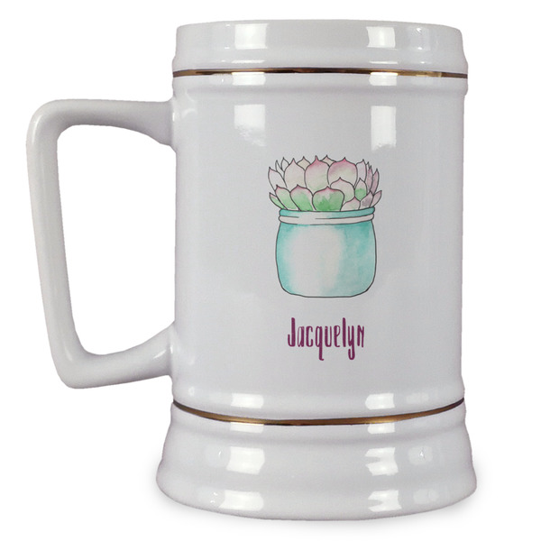 Custom Cactus Beer Stein (Personalized)