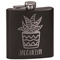 Cactus Black Flask - Engraved Front