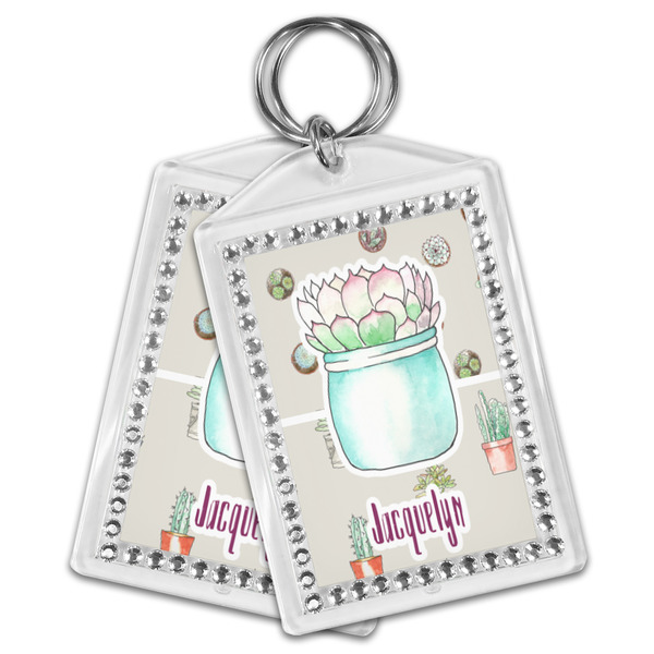 Cactus Bling Keychain - MAIN