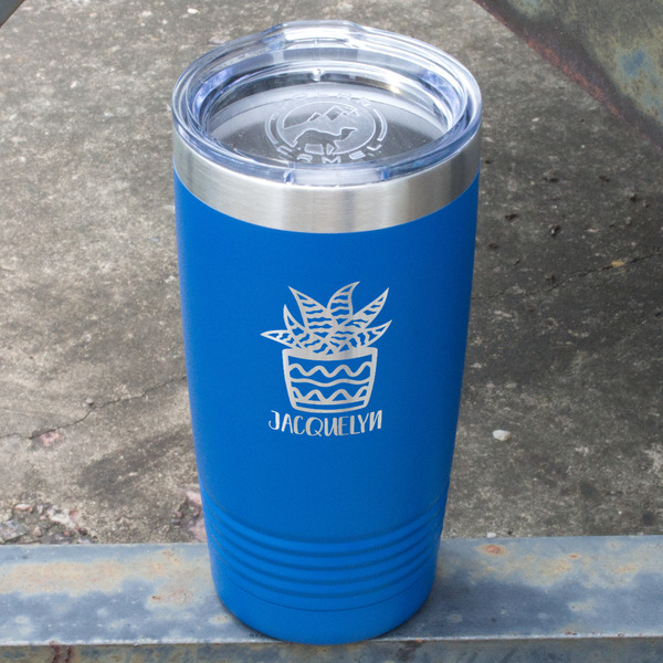 Cactus Blue Polar Camel Tumbler - 20oz - Angled