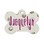 Cactus Bone Shaped Dog ID Tag - Small (Personalized)