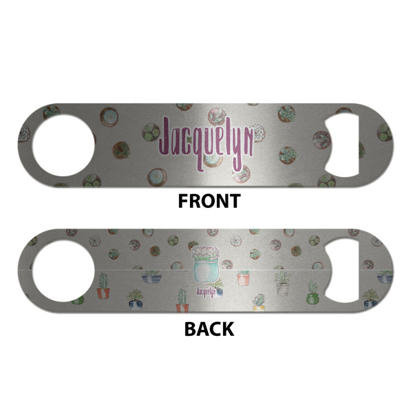 Succulents Bottle Opener - Front & Back