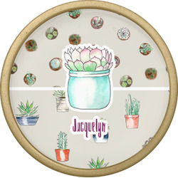 Cactus Cabinet Knob - Gold (Personalized)