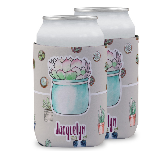Custom Cactus Can Cooler (12 oz) w/ Name or Text