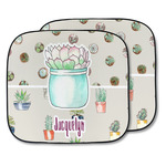 Cactus Car Sun Shade - Two Piece (Personalized)