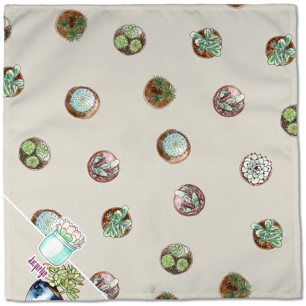 Cactus Cloth Napkins - Personalized Dinner (Full Open)