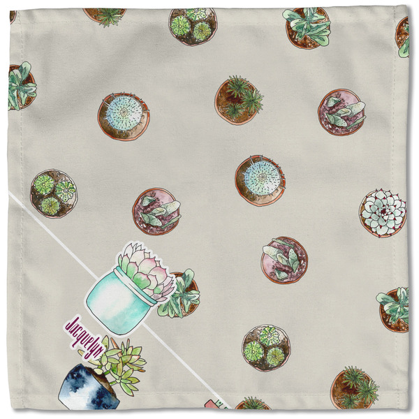 Cactus Cloth Napkins - Personalized Lunch (Single Full Open)