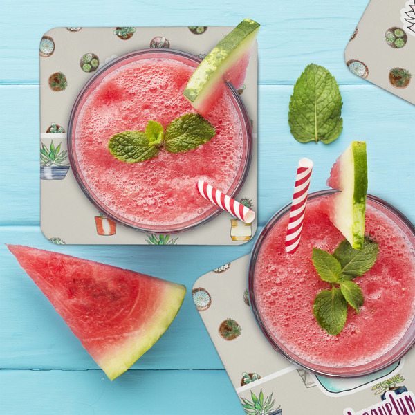 Cactus Coaster Set - LIFESTYLE