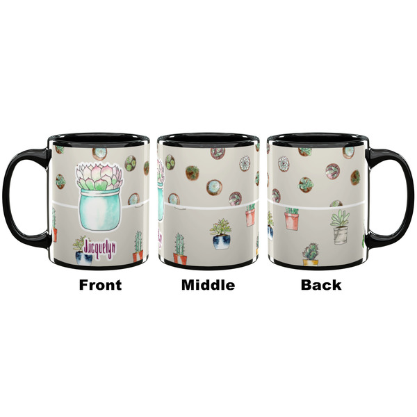 Cactus Coffee Mug - 11 oz - Black APPROVAL