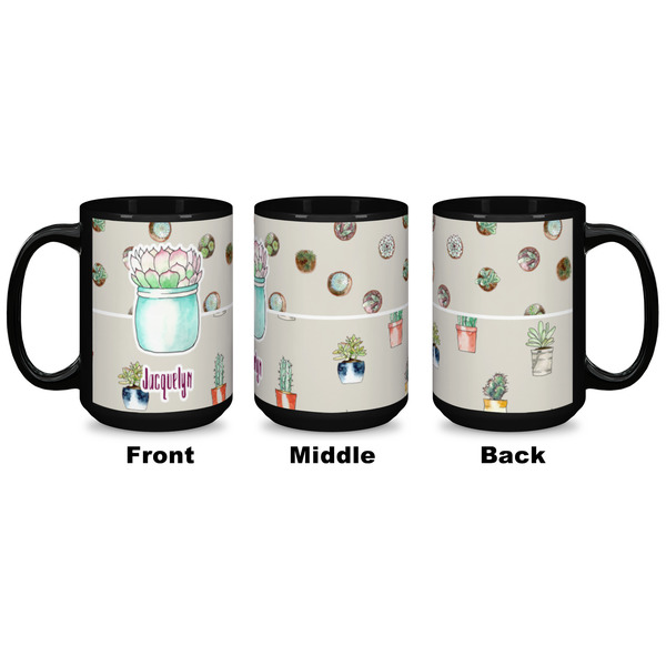 Cactus Coffee Mug - 15 oz - Black APPROVAL