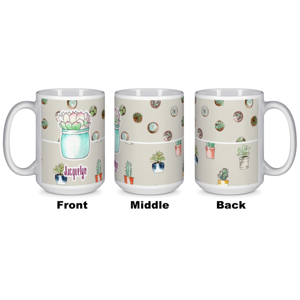 Cactus Coffee Mug - 15 oz - White APPROVAL