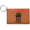 Cactus Leatherette Keychain ID Holder - Single Sided (Personalized)