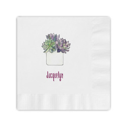 Cactus Coined Cocktail Napkins (Personalized)