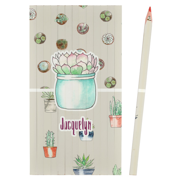 Cactus Colored Pencils - Front View