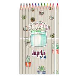 Cactus Colored Pencils (Personalized)