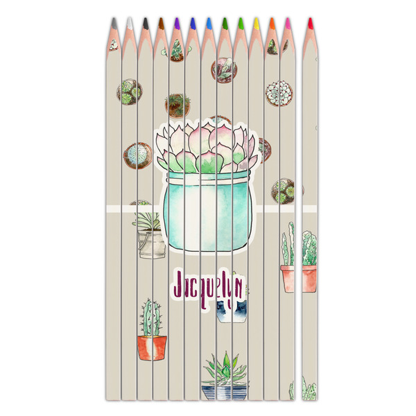 Custom Cactus Colored Pencils (Personalized)
