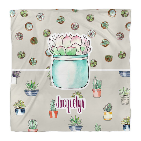 Cactus Comforter - Queen - Front