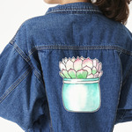 Cactus Twill Iron On Patch - Custom Shape - 3XL